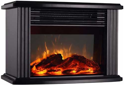 DONYER-POWER-1500W-Mini-Electric-Fireplace-Tabletop