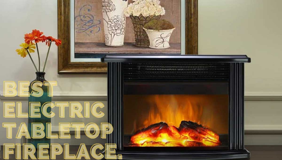 Electric Tabletop Fireplace. 