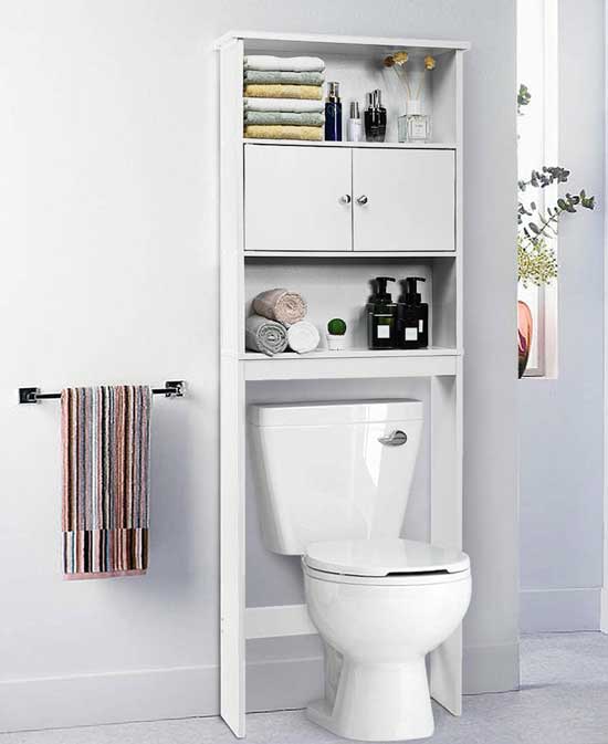 Giantex-Over-The-Toilet-Space-Saver-Storage-Cabinet-with-Three-Layers